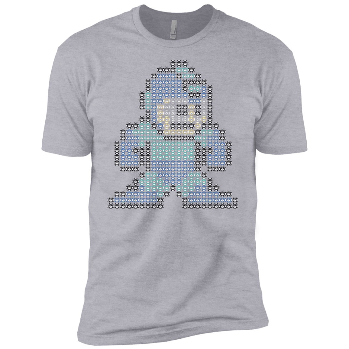 T-Shirts Heather Grey / YXS Mega Pixel Boys Premium T-Shirt