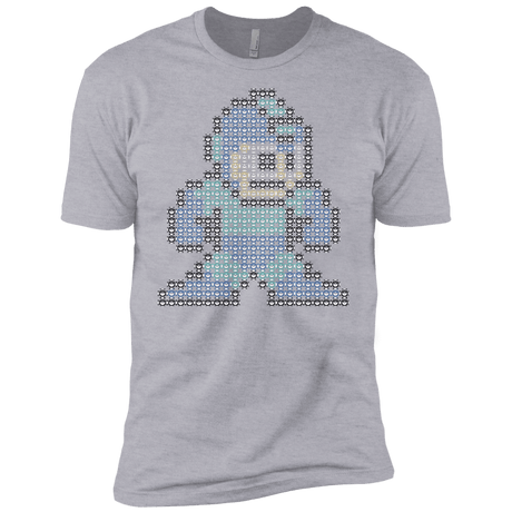 T-Shirts Heather Grey / YXS Mega Pixel Boys Premium T-Shirt