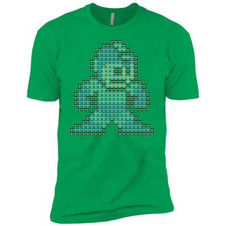 T-Shirts Kelly Green / YXS Mega Pixel Boys Premium T-Shirt