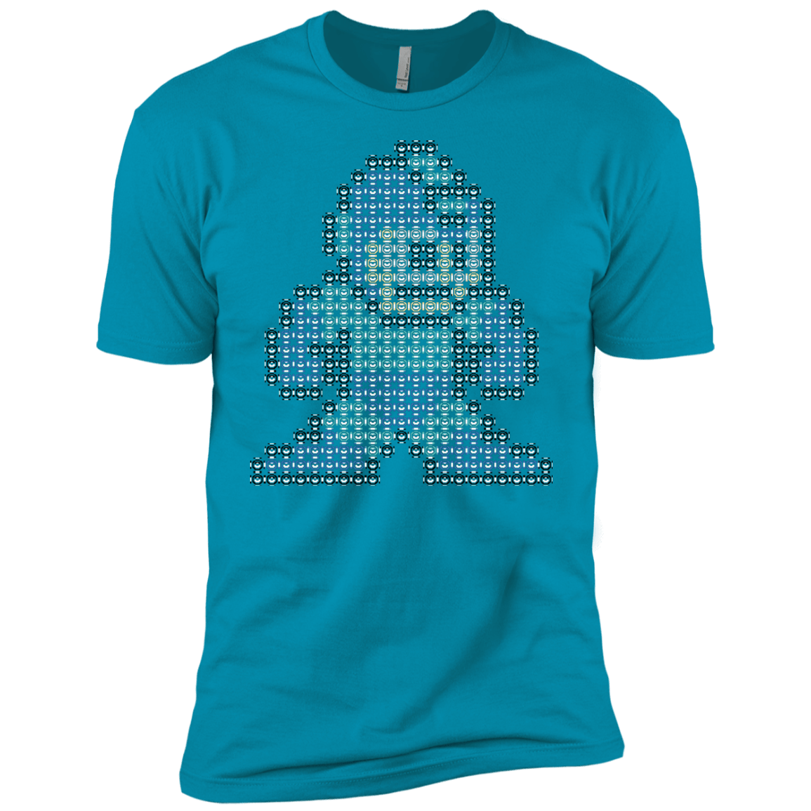 T-Shirts Turquoise / YXS Mega Pixel Boys Premium T-Shirt