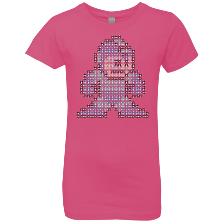 T-Shirts Hot Pink / YXS Mega Pixel Girls Premium T-Shirt