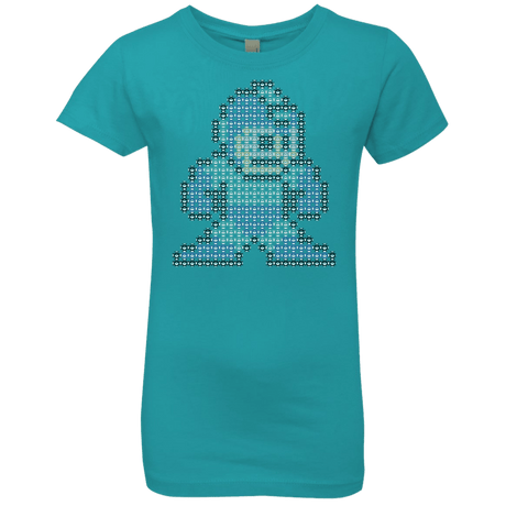 T-Shirts Tahiti Blue / YXS Mega Pixel Girls Premium T-Shirt