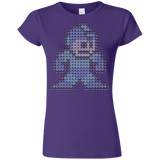 T-Shirts Purple / S Mega Pixel Junior Slimmer-Fit T-Shirt