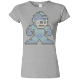 T-Shirts Sport Grey / S Mega Pixel Junior Slimmer-Fit T-Shirt