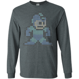 T-Shirts Dark Heather / S Mega Pixel Men's Long Sleeve T-Shirt