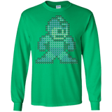 T-Shirts Irish Green / S Mega Pixel Men's Long Sleeve T-Shirt