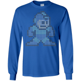 T-Shirts Royal / S Mega Pixel Men's Long Sleeve T-Shirt