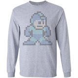 T-Shirts Sport Grey / S Mega Pixel Men's Long Sleeve T-Shirt