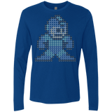 T-Shirts Royal / S Mega Pixel Men's Premium Long Sleeve