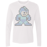T-Shirts White / S Mega Pixel Men's Premium Long Sleeve