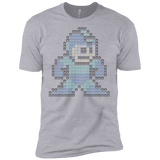 T-Shirts Heather Grey / X-Small Mega Pixel Men's Premium T-Shirt