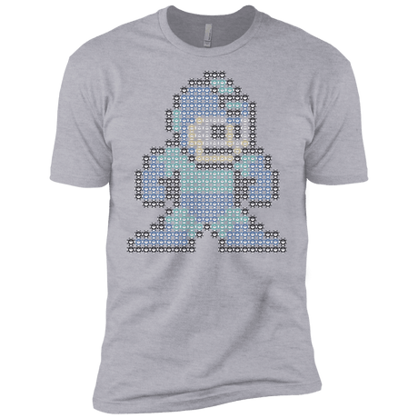 T-Shirts Heather Grey / X-Small Mega Pixel Men's Premium T-Shirt