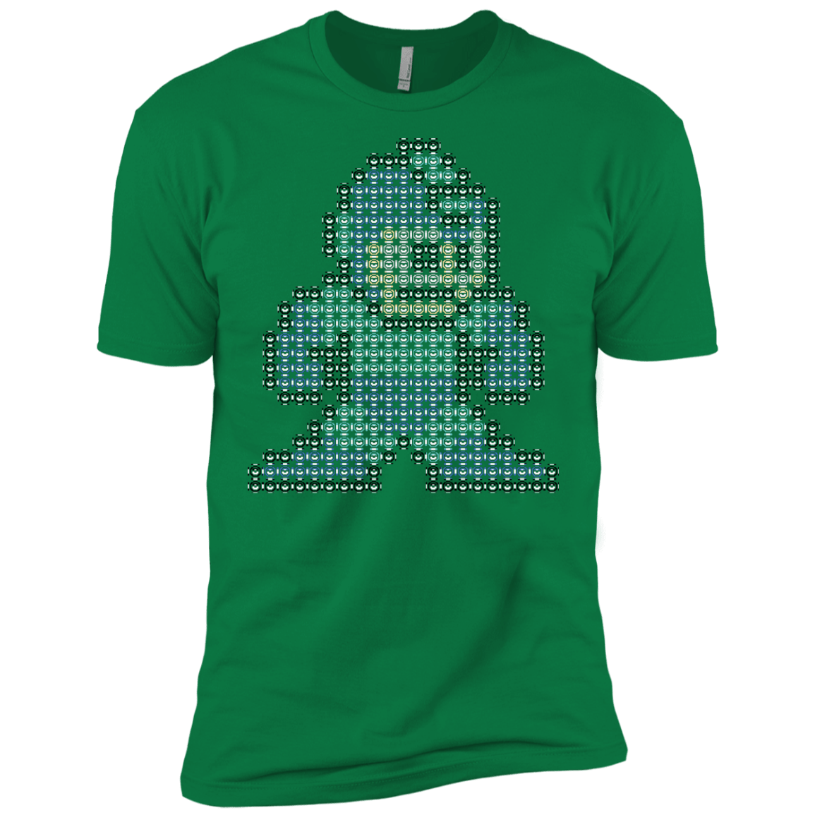 T-Shirts Kelly Green / X-Small Mega Pixel Men's Premium T-Shirt