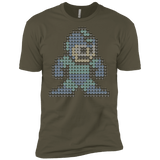 T-Shirts Military Green / X-Small Mega Pixel Men's Premium T-Shirt