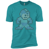 T-Shirts Tahiti Blue / X-Small Mega Pixel Men's Premium T-Shirt