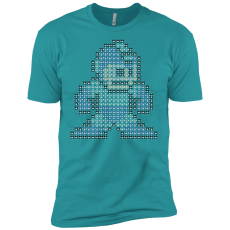 T-Shirts Tahiti Blue / X-Small Mega Pixel Men's Premium T-Shirt