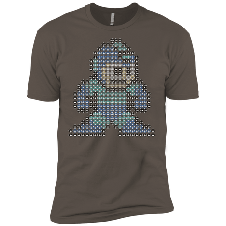 T-Shirts Warm Grey / X-Small Mega Pixel Men's Premium T-Shirt