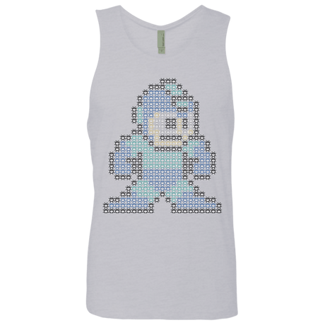 T-Shirts Heather Grey / S Mega Pixel Men's Premium Tank Top