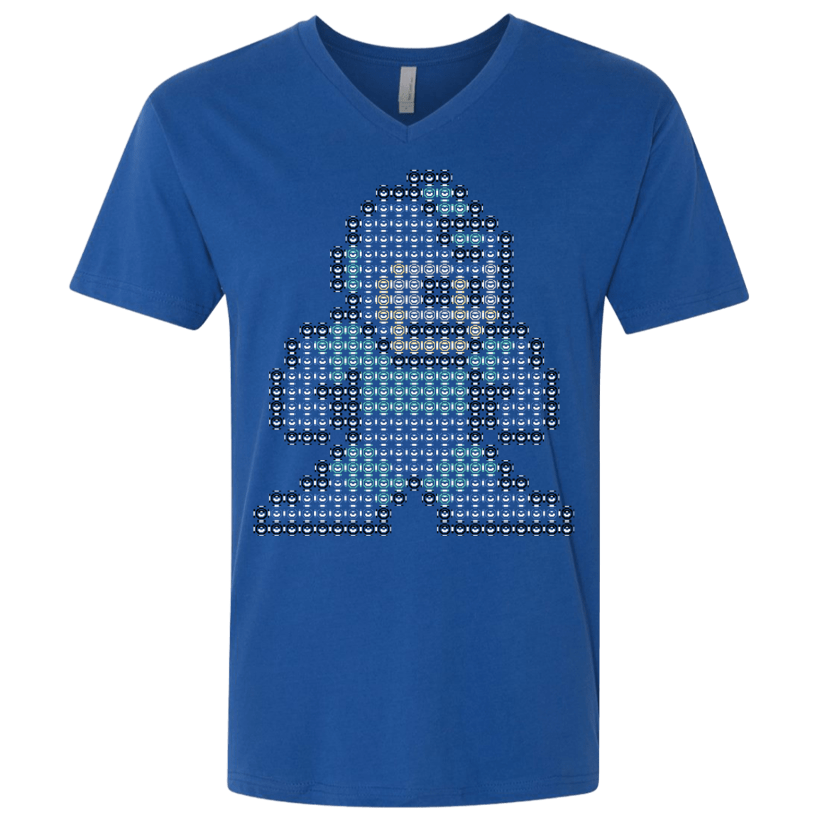 T-Shirts Royal / X-Small Mega Pixel Men's Premium V-Neck