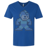 T-Shirts Royal / X-Small Mega Pixel Men's Premium V-Neck
