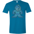 T-Shirts Antique Sapphire / S Mega Pixel Men's Semi-Fitted Softstyle