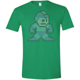 T-Shirts Heather Irish Green / S Mega Pixel Men's Semi-Fitted Softstyle