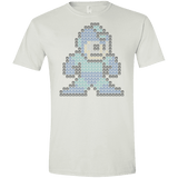 T-Shirts White / X-Small Mega Pixel Men's Semi-Fitted Softstyle