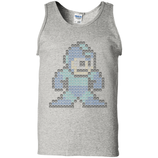 T-Shirts Ash / S Mega Pixel Men's Tank Top