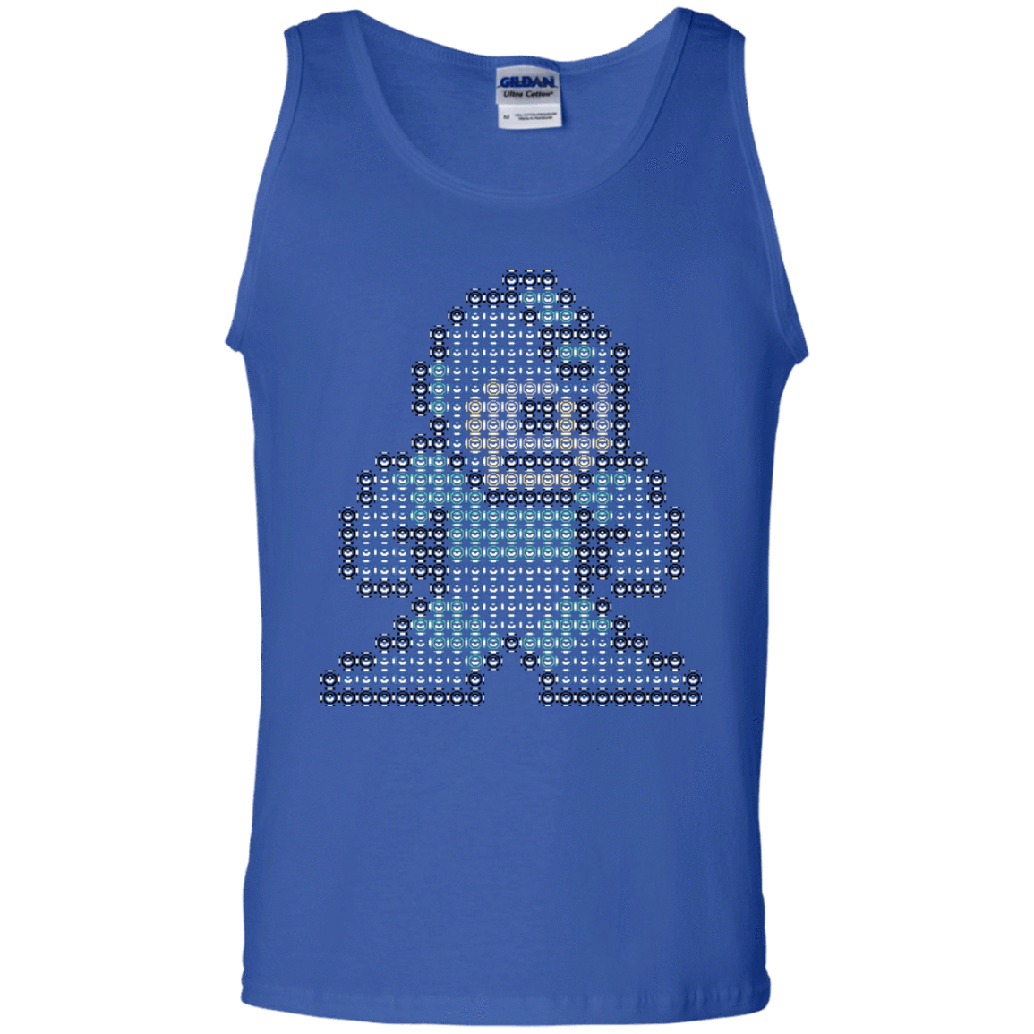 T-Shirts Royal / S Mega Pixel Men's Tank Top