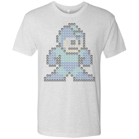 T-Shirts Heather White / S Mega Pixel Men's Triblend T-Shirt