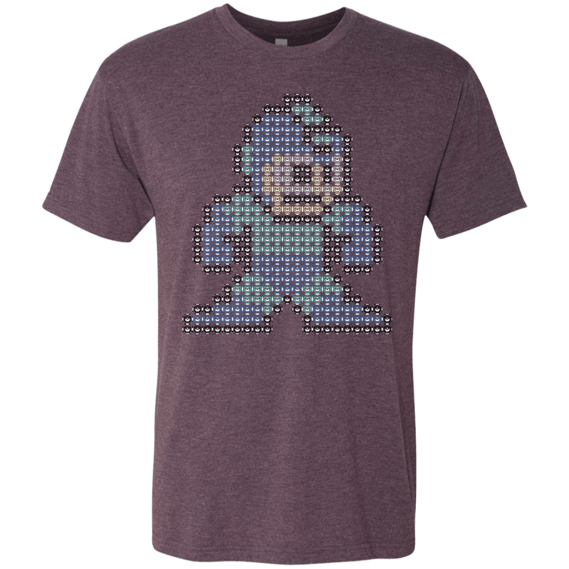 T-Shirts Vintage Purple / S Mega Pixel Men's Triblend T-Shirt