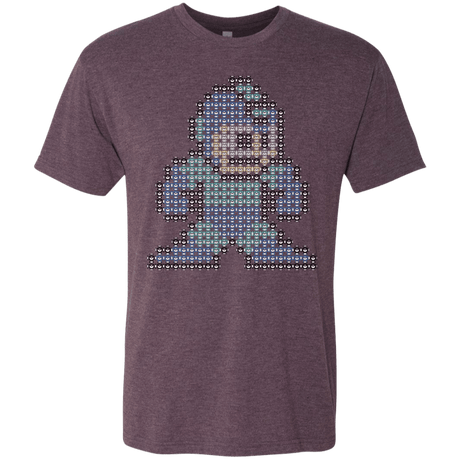 T-Shirts Vintage Purple / S Mega Pixel Men's Triblend T-Shirt
