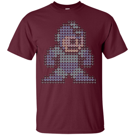 T-Shirts Maroon / S Mega Pixel T-Shirt