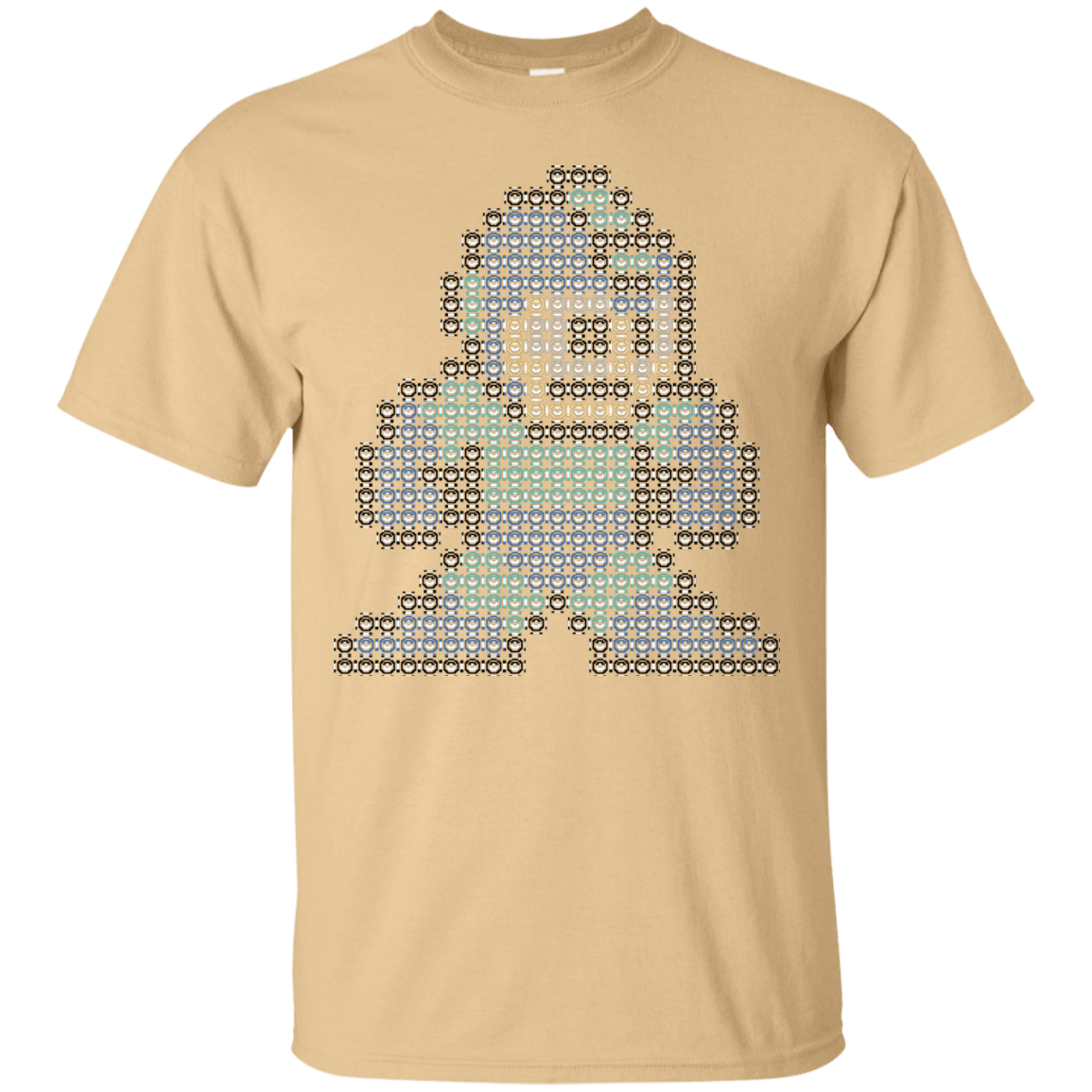 T-Shirts Vegas Gold / S Mega Pixel T-Shirt