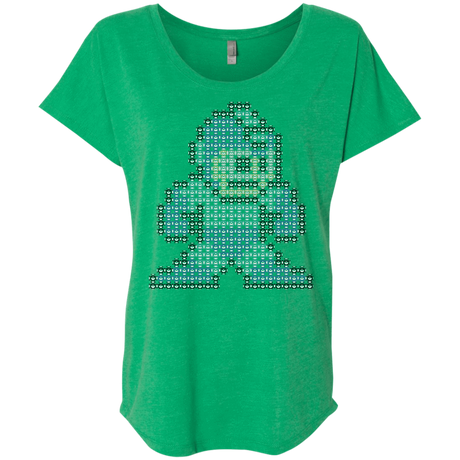 T-Shirts Envy / X-Small Mega Pixel Triblend Dolman Sleeve