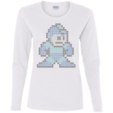 T-Shirts White / S Mega Pixel Women's Long Sleeve T-Shirt