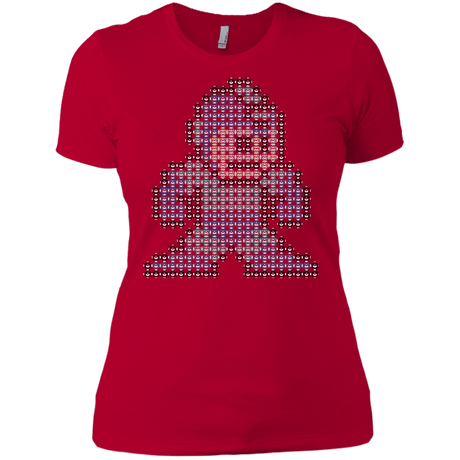 T-Shirts Red / X-Small Mega Pixel Women's Premium T-Shirt