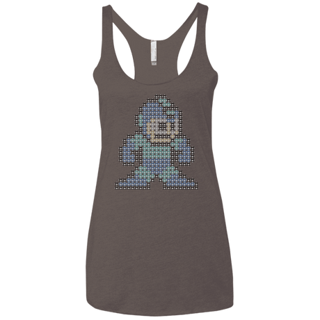 T-Shirts Macchiato / X-Small Mega Pixel Women's Triblend Racerback Tank