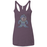 T-Shirts Vintage Purple / X-Small Mega Pixel Women's Triblend Racerback Tank