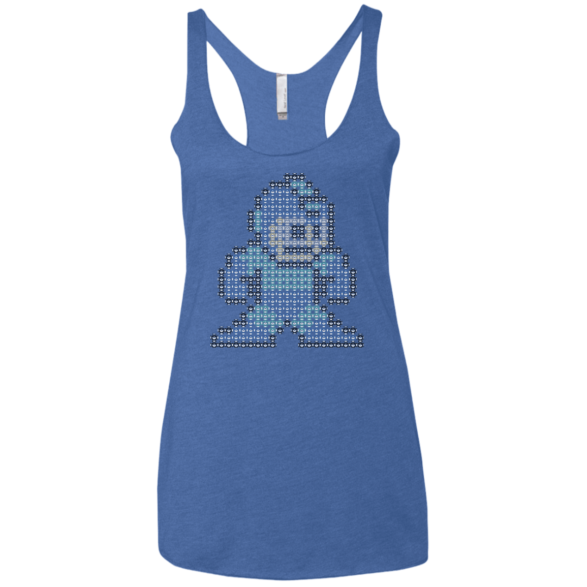 Mega Pixel Women's Triblend Racerback Tank