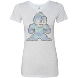T-Shirts Heather White / S Mega Pixel Women's Triblend T-Shirt