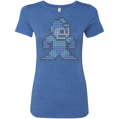 T-Shirts Vintage Royal / S Mega Pixel Women's Triblend T-Shirt