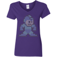 T-Shirts Purple / S Mega Pixel Women's V-Neck T-Shirt
