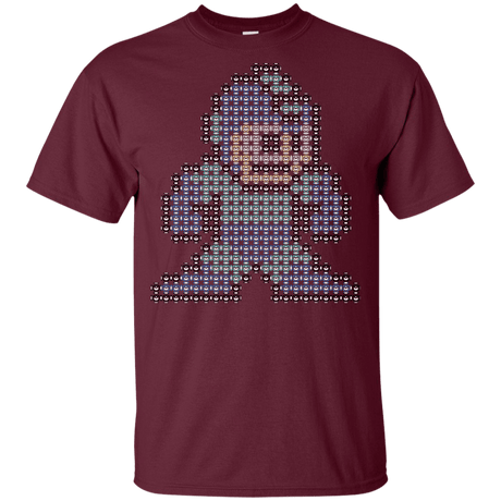 T-Shirts Maroon / YXS Mega Pixel Youth T-Shirt