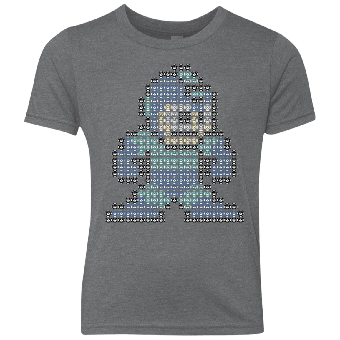 T-Shirts Premium Heather / YXS Mega Pixel Youth Triblend T-Shirt