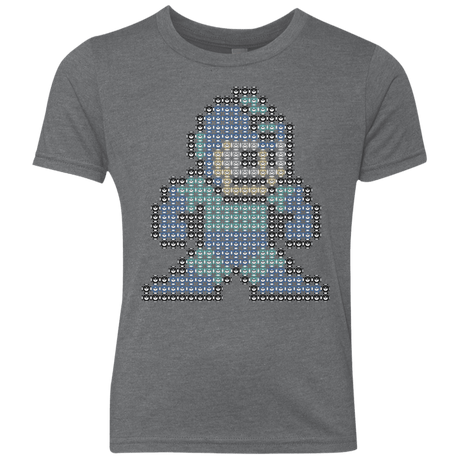 T-Shirts Premium Heather / YXS Mega Pixel Youth Triblend T-Shirt