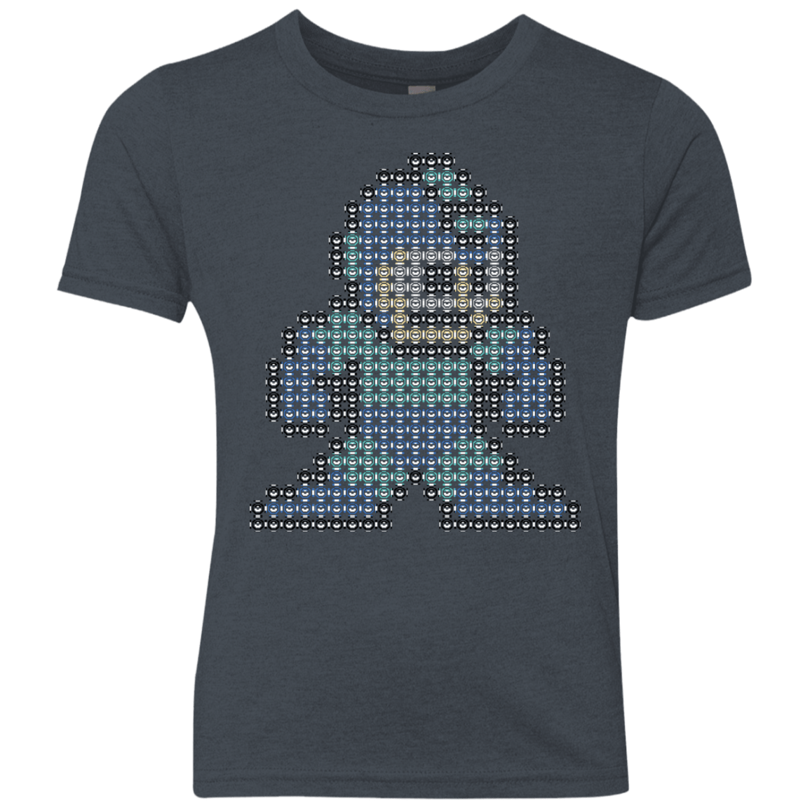 T-Shirts Vintage Navy / YXS Mega Pixel Youth Triblend T-Shirt