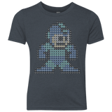 T-Shirts Vintage Navy / YXS Mega Pixel Youth Triblend T-Shirt
