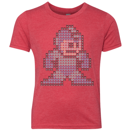T-Shirts Vintage Red / YXS Mega Pixel Youth Triblend T-Shirt
