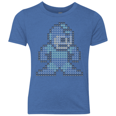 T-Shirts Vintage Royal / YXS Mega Pixel Youth Triblend T-Shirt
